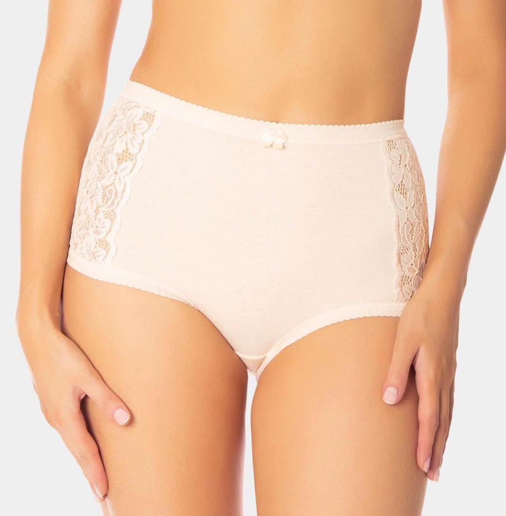 Cotton and Lace Full Brief